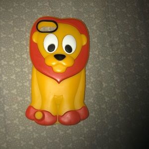 Ipone 5,5S,5C,SE Orange Lion case